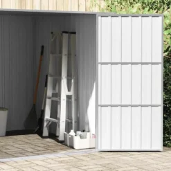 vidaXL - Tuinschuur Gegalvaniseerd Staal Grijs Schuur - 195x198x159 cm