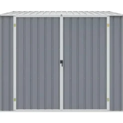 vidaXL - Tuinschuur Gegalvaniseerd Staal Grijs Schuur - 195x198x159 cm