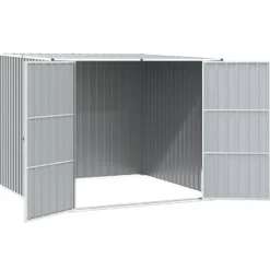 vidaXL - Tuinschuur Gegalvaniseerd Staal Grijs Schuur - 195x198x159 cm