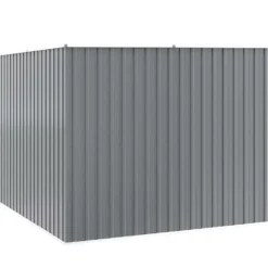 vidaXL - Tuinschuur Gegalvaniseerd Staal Grijs Schuur - 195x198x159 cm