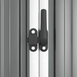 vidaXL - Tuinschuur - Grijs - Staal