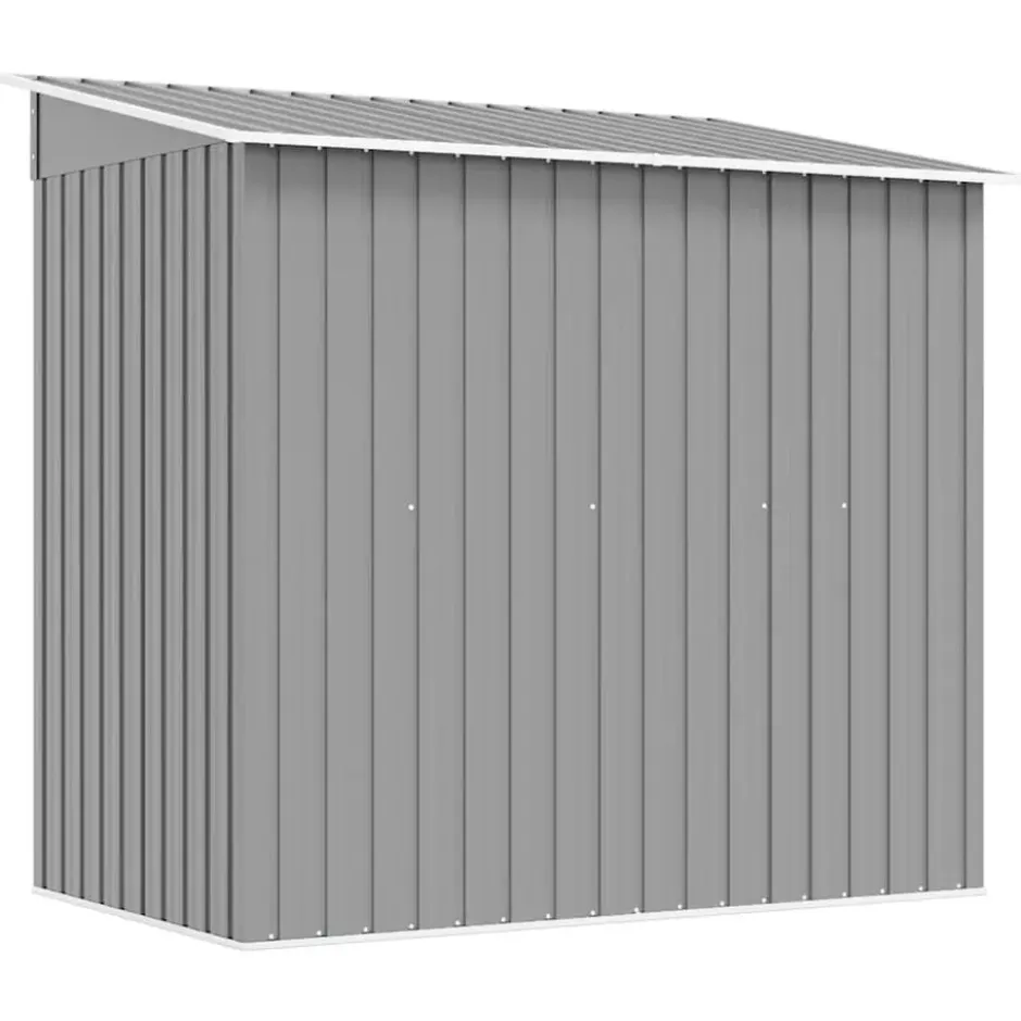 vidaXL - Tuinschuur - Grijs - Staal