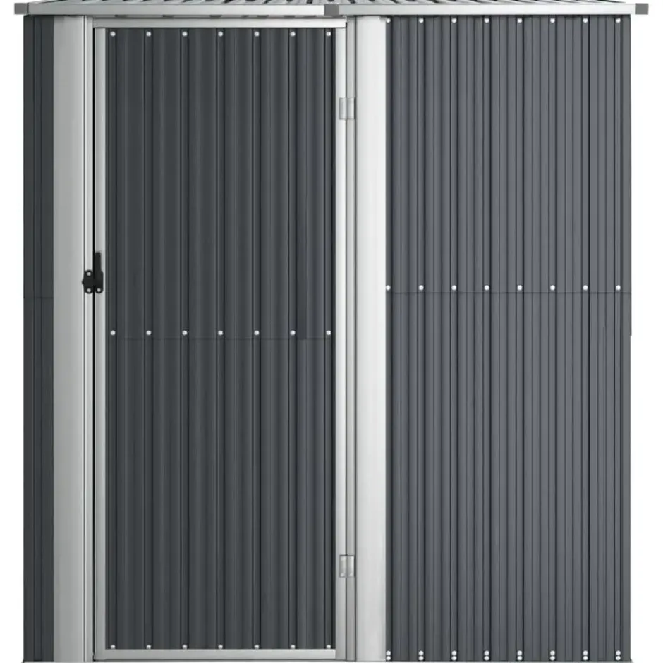 vidaXL - Tuinschuur 180,5x97x209,5 cm gegalvaniseerd staal antraciet schuur