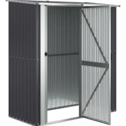 vidaXL - Tuinschuur 180,5x97x209,5 cm gegalvaniseerd staal antraciet schuur