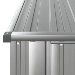 vidaXL - Tuinschuur 180,5x97x209,5 cm gegalvaniseerd staal grijs schuur