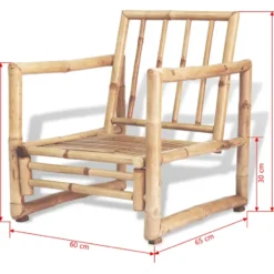 vidaXL - Tuinset - Bruin - Bamboe