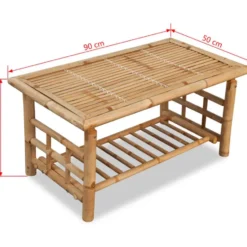 vidaXL - Tuinset - Bruin - Bamboe