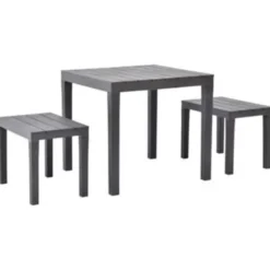 vidaXL - Tuinset - Bruin - Kunststof
