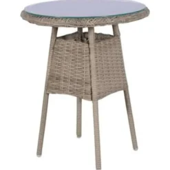 vidaXL - Tuinset - Bruin - Poly rattan