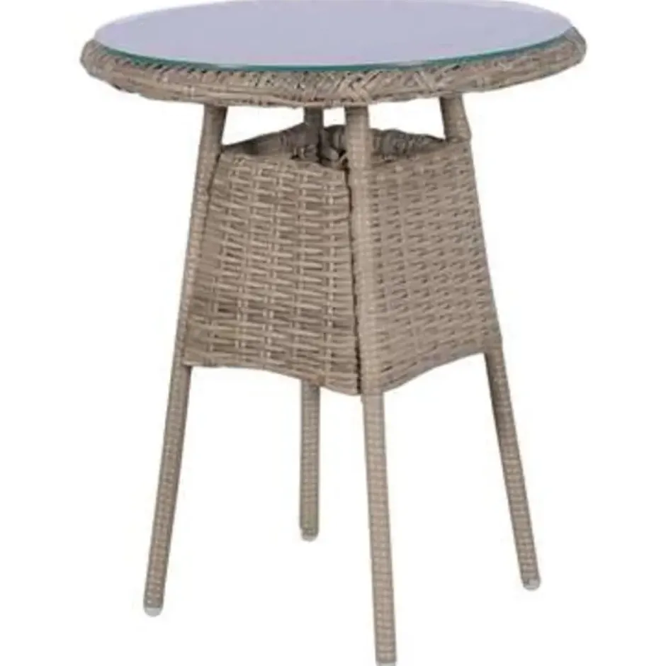 vidaXL - Tuinset - Bruin - Poly rattan