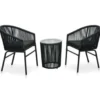 vidaXL - Tuinset - Zwart - Polyetheen