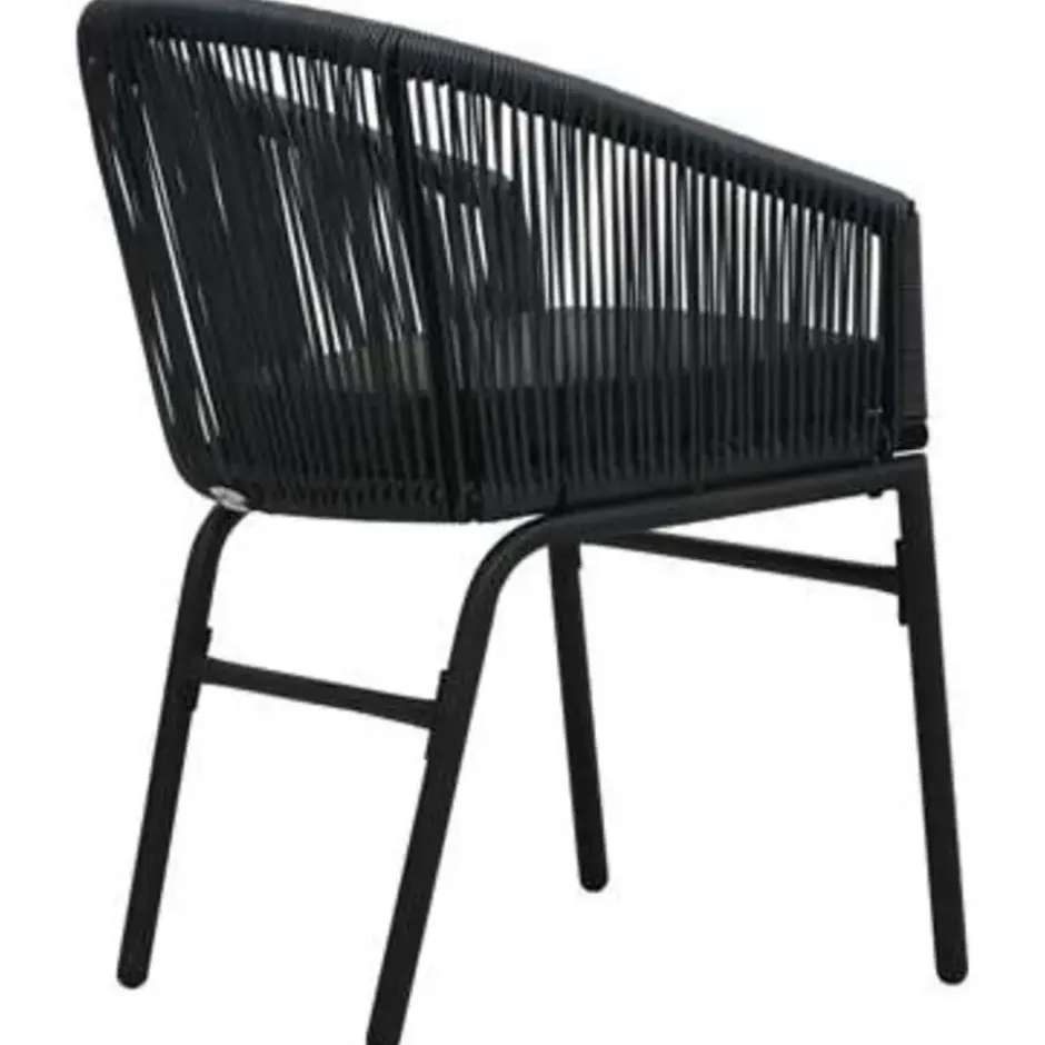 vidaXL - Tuinset - Zwart - Polyetheen