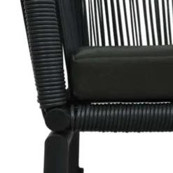 vidaXL - Tuinset - Zwart - Polyetheen