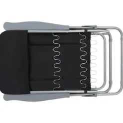 vidaXL - Tuin Stoel - Zwart - Stof - 2 stuks