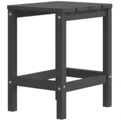 vidaXL - Tuintafel Adirondack - Antracietkleurig - HDPE - 38x38x46 cm