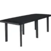 vidaXL - Tuintafel - Antraciet - Kunststof