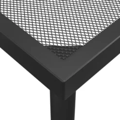 vidaXL - Tuintafel - Antracietkleurig - Staalgaas - 100 x 100 x 72 cm
