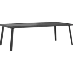 vidaXL - Tuintafel - Antraciet - Staal - 110x55x35 cm