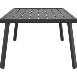 vidaXL - Tuintafel - Antraciet - Staal - 110x55x35 cm