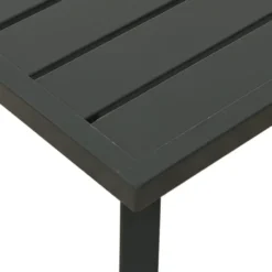 vidaXL - Tuintafel - Antraciet - Staal - 110x55x35 cm
