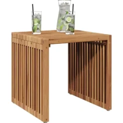 vidaXL - Tuintafel - Brown - Solid Teak wood - 45 x 42.5 x 45 cm