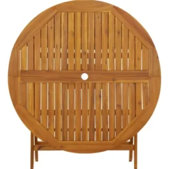 vidaXL - Tuintafel - Bruin - Acaciahout