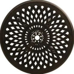 vidaXL - Tuintafel - Bruin - Aluminium - 78 x 78 x 72 cm