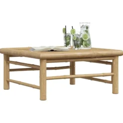 vidaXL - Tuintafel - Bruin - Bamboe