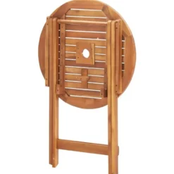 vidaXL - Tuintafel - Bruin - Hout