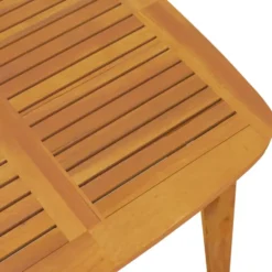 vidaXL - Tuintafel - Bruin - Massief acaciahout - 85 x 85 x 75 cm