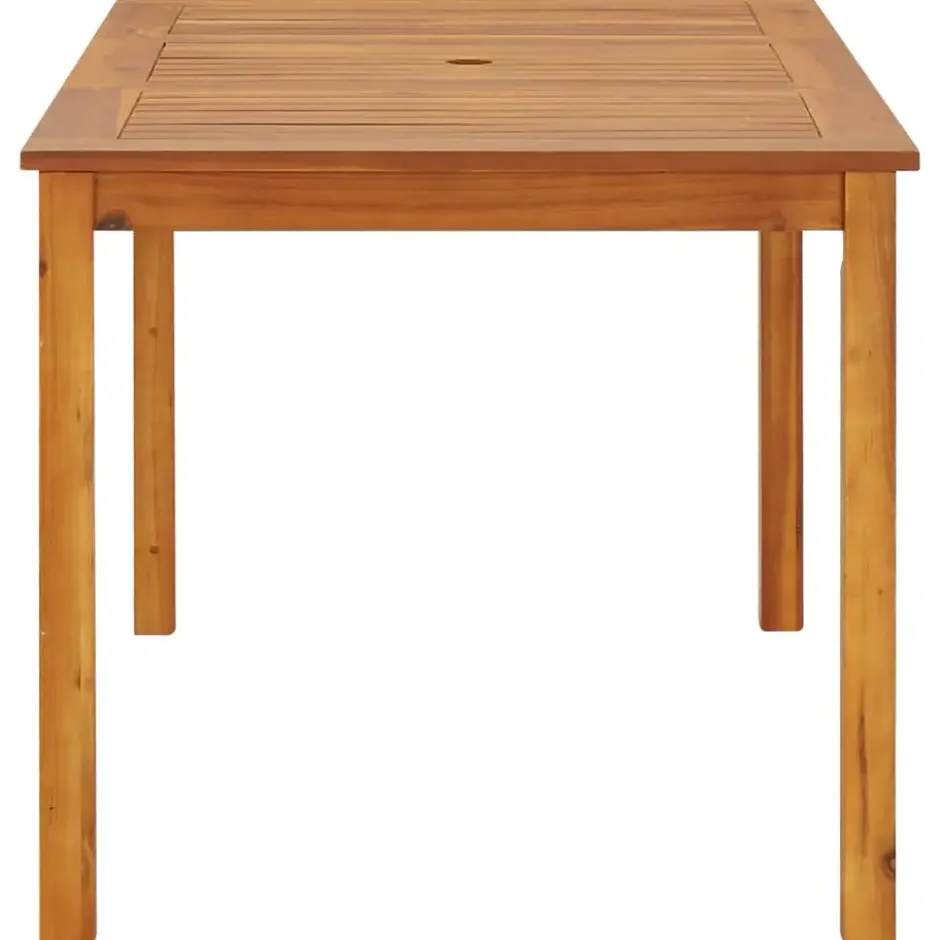 vidaXL - Tuintafel - Bruin - Massief acaciahout - 140 x 80 x 74 cm