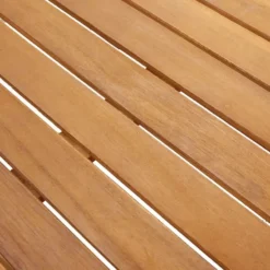 vidaXL - Tuintafel - Bruin - Massief acaciahout - 140 x 80 x 74 cm