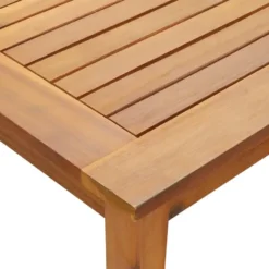vidaXL - Tuintafel - Bruin - Massief acaciahout - 140 x 80 x 74 cm
