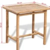 vidaXL - Tuintafel En Stoel - Bruin - Stof