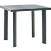 vidaXL - Tuintafel - Groen - Kunststof