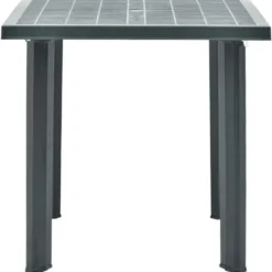 vidaXL - Tuintafel - Groen - Kunststof