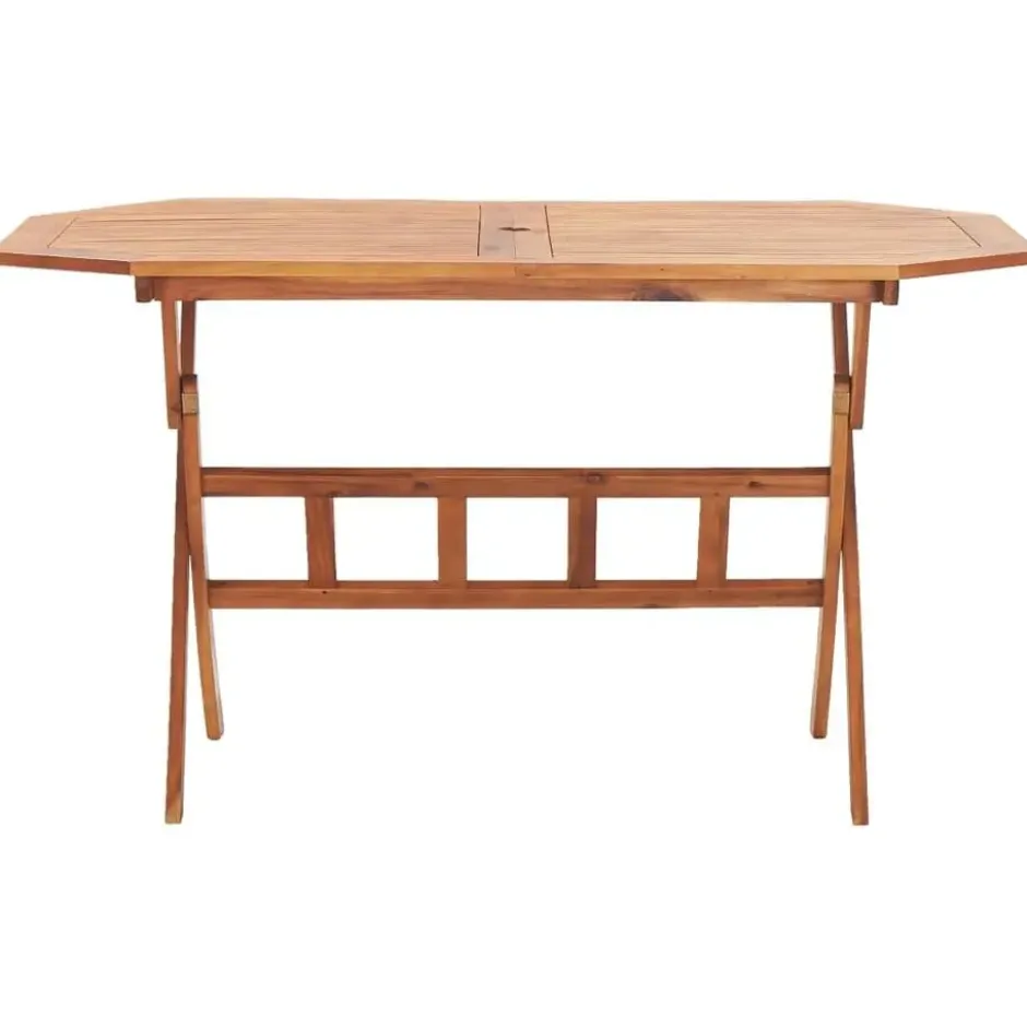 vidaXL - Tuintafel inklapbaar - Bruin - Massief acaciahout - 135 x 85 x 75 cm