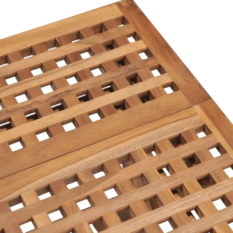 vidaXL - Tuintafel inklapbaar - Bruin - Massief teakhout - 50x50x50 cm