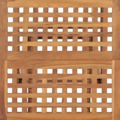 vidaXL - Tuintafel inklapbaar - Bruin - Massief teakhout - 50x50x50 cm