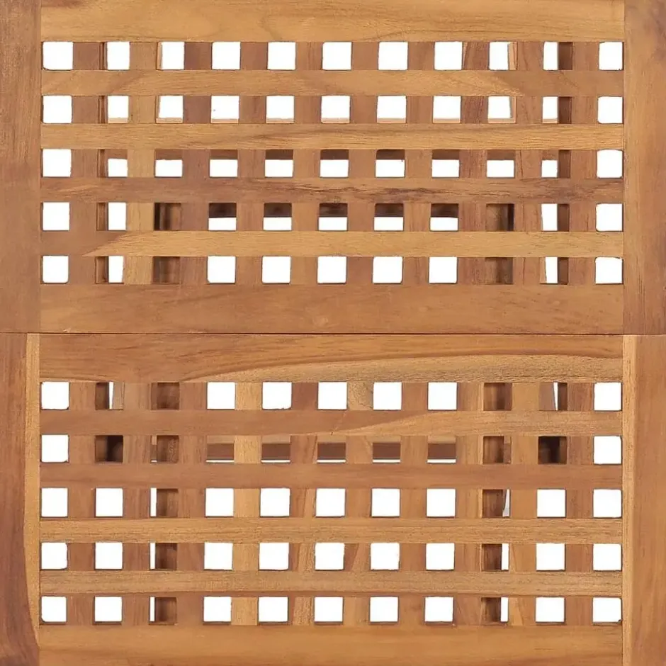 vidaXL - Tuintafel inklapbaar - Bruin - Massief teakhout - 50x50x50 cm