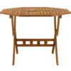 vidaXL - Tuintafel inklapbaar - Bruin - Massief acaciahout - Ø 90 x 75 cm