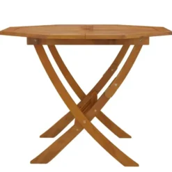 vidaXL - Tuintafel inklapbaar - Bruin - Massief acaciahout - Ø 90 x 75 cm