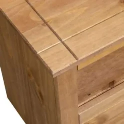 vidaXL - Tv-hoekkast - Bruin - Grenenhout