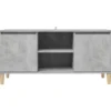 vidaXL - Tv-kast - Grijs - Bewerkt hout