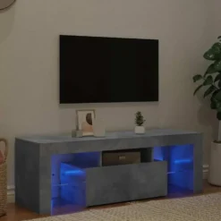 vidaXL - Tv-kast - Grijs - Bewerkt hout