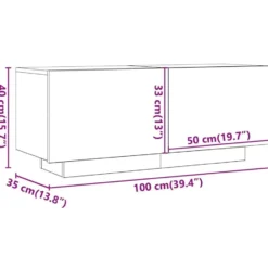 vidaXL - Tv-kast - Wit - Bewerkt hout