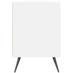 vidaXL - TV-meubel met 3 deuren en 3 vakken - Wit - Hout - 150x30x44.5 cm