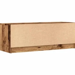 vidaXL - TV-meubel met 3 deuren - Oud hout - Bewerkt hout - 102x35x36.5 cm