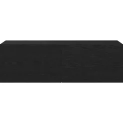 vidaXL - TV-meubel met 2 deuren - Zwart eiken - Hout - 100x30x30 cm - 2 stuks