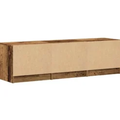 vidaXL - TV-meubel met 1 lade en 2 deuren - Oud hout - 140x35x40 cm